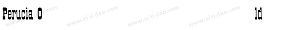 Perucia Old Normal字体转换